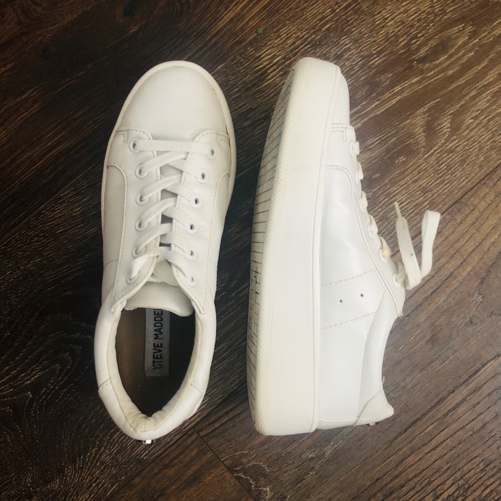 White Platform Sneaker